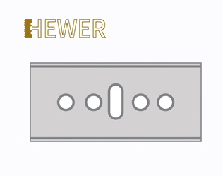 HEWER Rectangle Blade HB-045