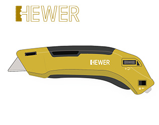 HEWER MultiSAFE  HK-6531  Safety Cutter